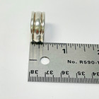925 Sterling Silver SLIGHTLY DOMED 9.4mm Band Wide Ring SIZE 7.5 — photo 10