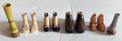 Bratz Doll 6 Pairs Shoes & 2 Singles- Heels/Feet/Boots/Sandals