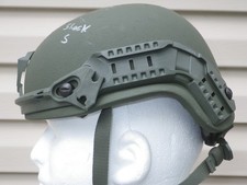 Galvion Viper A3 US Military Combat Test Helmet Small High Cut Army Dented