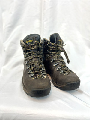 Asolo Hiking Boots Brown Leather Outdoor Gorpcore Nature Camping Goretex Vibram
