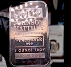 VTG Johnson Matthey 1 oz .999 Silver Bar #802685 (40+ Years) Pink/Purple Toning!