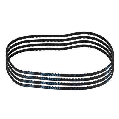 4pcs HTD-3M Rubber Timing Belt 202 Teeth, 606mm Pitch Length x 6mm Width