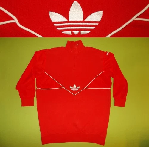 Hoodie Oversize Jacket ADIDAS (Women S) PERFECT !!! Track Jacket Red