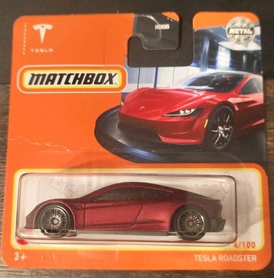 Matchbox TESLA ROADSTER in ROT 2021 4/100 - Original Verpackt