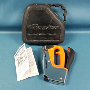 PowerShot Pro Forward Action Stapler EUC! Model 8000 w/Case