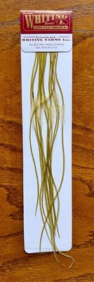 Whiting Dry Fly Hackle 100 s Size 20 White Dyed Blue Wing Olive 500-SH-E-L