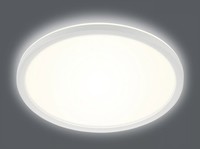 Blulaxa Led-Deckenleuchte, 18W, 3000K, 2200Lm, Warmweiß, IP20, Weiß