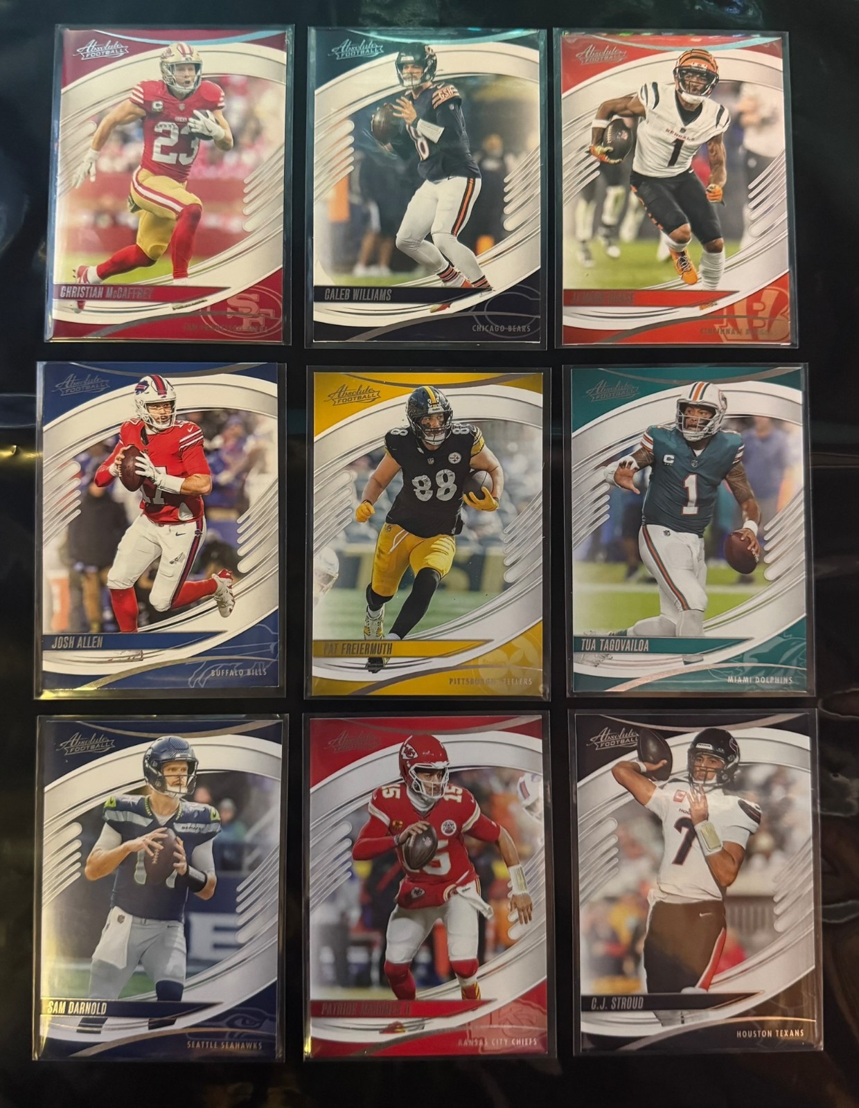 2025 Panini Absolute Football Complete Your Set Base, RC, and Parallels #1-200