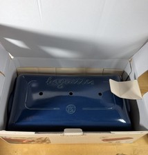 Blue Emile Henry France 15x9 Flame Baguette Bread Loaf Baker Maker Stoneware