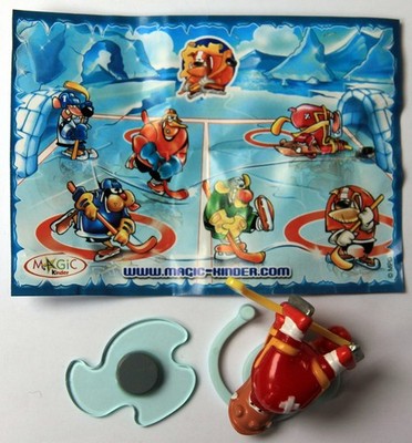 2008 Ü-Ei-Figur ''Schwein'' aus ''Eishockeyspieler''