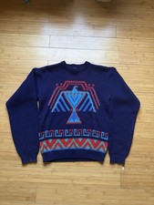 Vintage Knit Sweater Men's Grandpa Style 90s Size Large