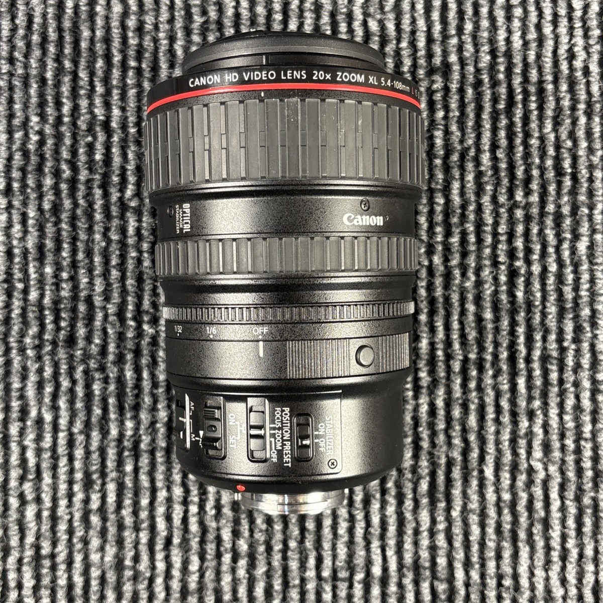 Canon V L + O.H 済みレンズ CANON HD VIDEO LENS 20X ZOOM XL 5.4 - 108MM L IS III | eBay