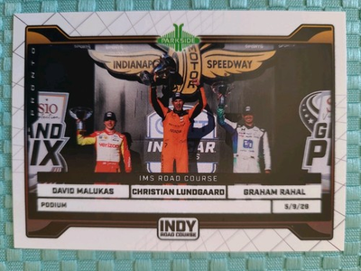 #ad 2026 Parkside Indycar Pronto Week 6 IMS Road Podium Lundgaard Malukas Rahal 34 $2.99