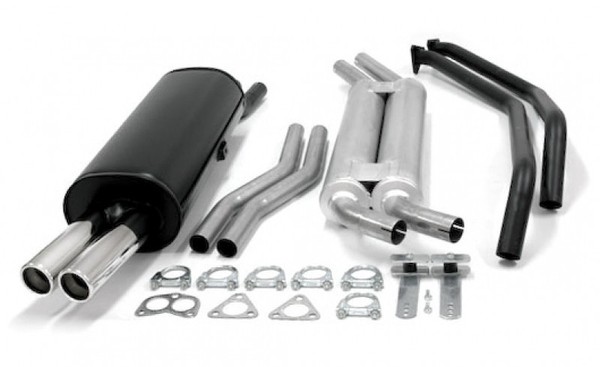 TA Technix Sportauspuffanlage 2X70Mm FüR BMW 320I 323I 325I E30 6-Zyl.-image