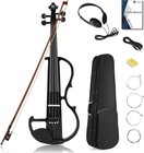 Silent Electric Violin for Beginners - 4/4 with Hard Case & Headphones