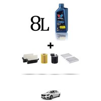 Hoffcar Wartungsset 4 Filter Und 8L ÖL FüR Mercedes Klasse S (W222, A217, C217)