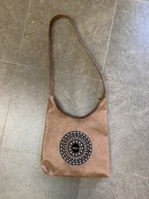 MIMCO Brown Tan Leather  Satchel Cross Body S...