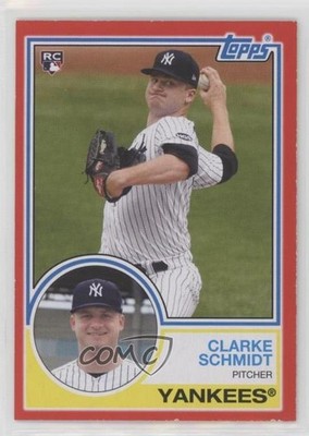 2021 Topps Archives 1983 Topps Red 13/75 Clarke Schmidt #158 Rookie RC 2r8