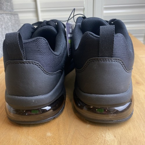 Skechers Shoes Men's Black Sport Memory Foam Size 8 NWT Comfort Walking No Box - Imagen 3 de 10