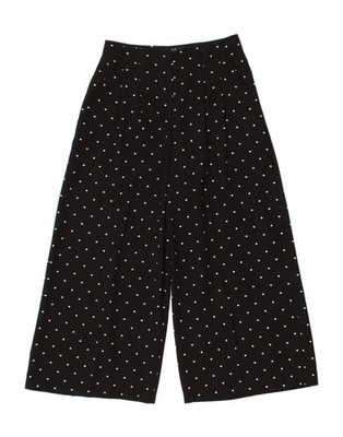 Miss Selfridge Damen Freizeithose weites Bein UK 6 XS W28 L21 schwarz AB07