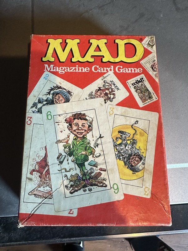 Vintage 1979 Mad Magazine Card Game by Parker Brothers Open Great Condition