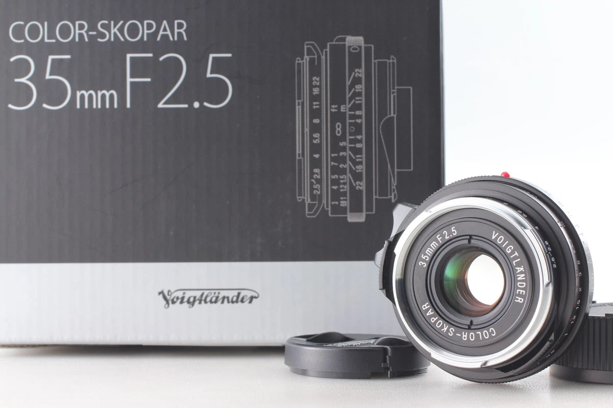 Voigtländer Camera Lenses 35mm Focal f/2.5 Maximum Aperture for