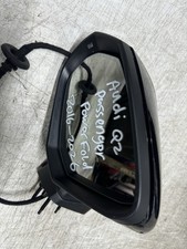 AUDI Q2 PASSENGER SIDE BLACK POWER FOLD WING MIRROR  81C857409C 2016-2026