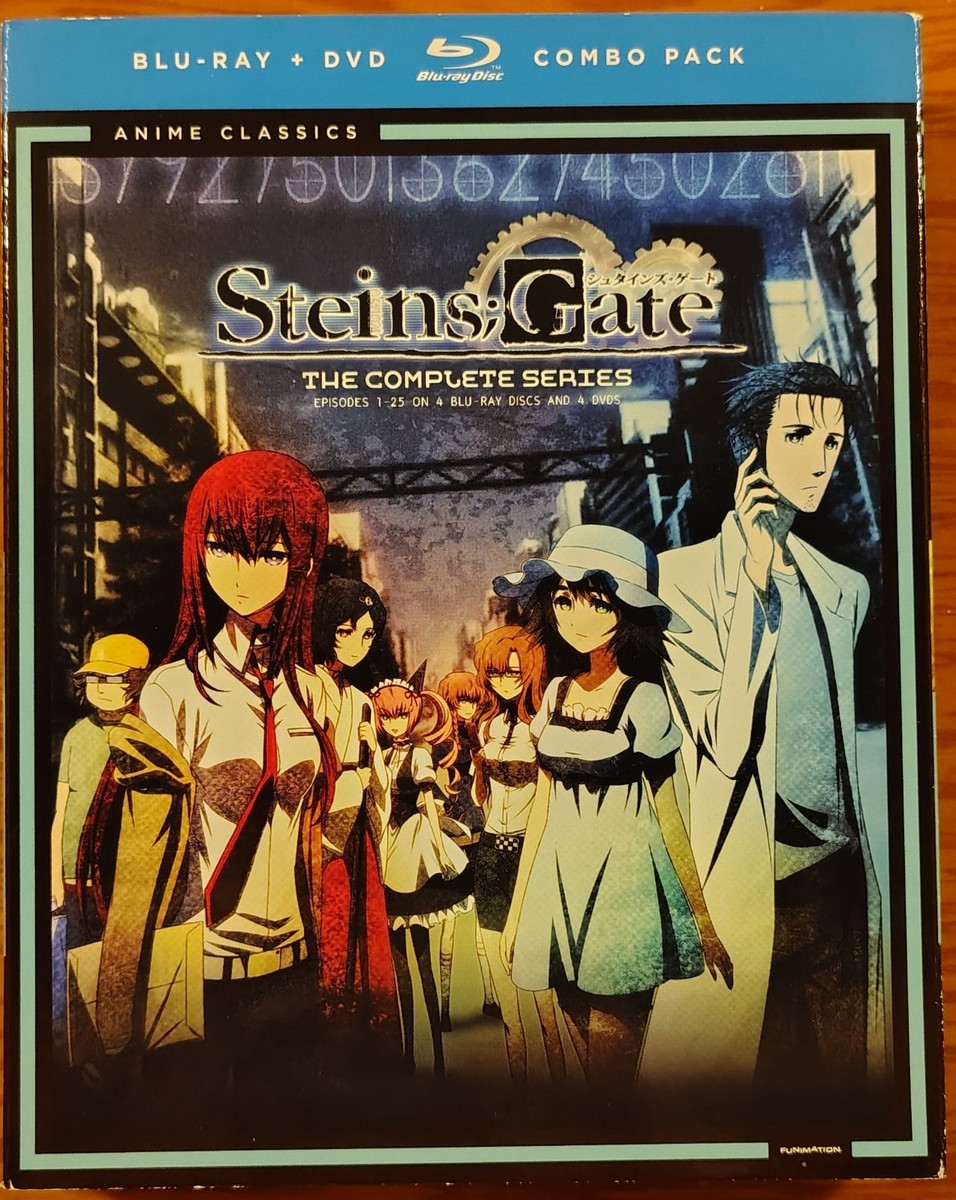 SteinsGate: The Complete Series (Blu-ray/DVD, 2014, 8-Disc Set