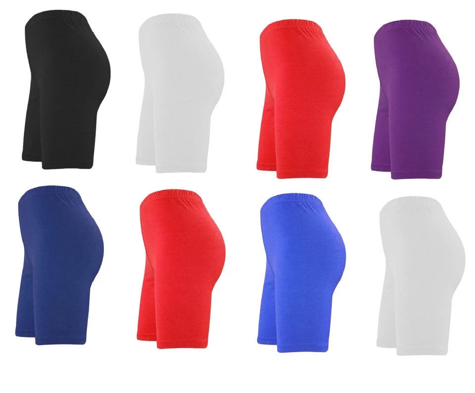 SUNSHINE Damen Frauen Mädchen Radshorts Tanzen Laufen Fitnessstudio Sportshorts