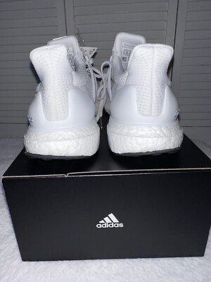 adidas gazelle silver green womens Adidas Ultraboost 1.0 "Triple White"  Beater Sneaker