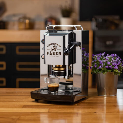 Faber Coffee Macchina Caffè a Cialde Pompa a 15 Bar in Acciaio Inox PROINOXBAS - Foto 2 di 7