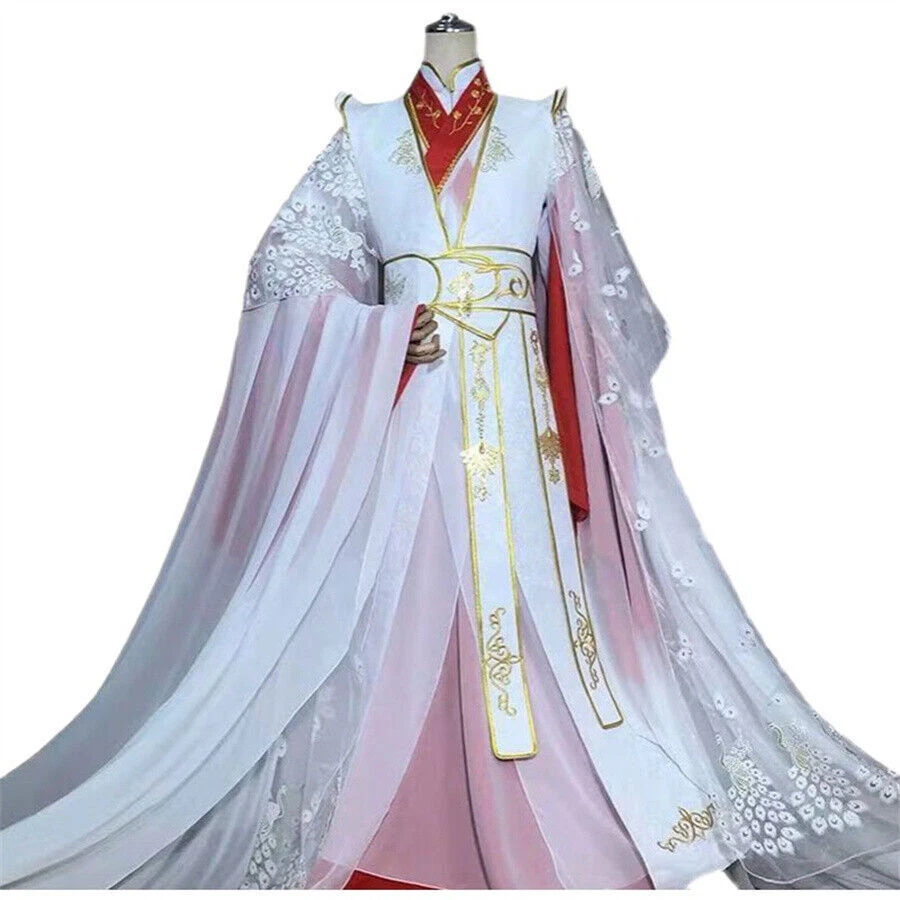 TGCF Cielo Oficial Bendición Xie Lian Juegos con disfraces Ropa Disfraz Botas Conjunto Máscara Foto 2 de 4