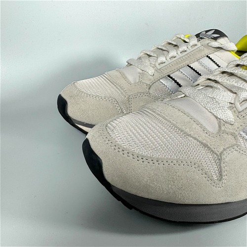 Adidas ZX 500 Gris Amarillo Talla UK 7 Hombres Entrenadores Zapatos Gamuza Tenis FW2809 - Imagen 10 de 17