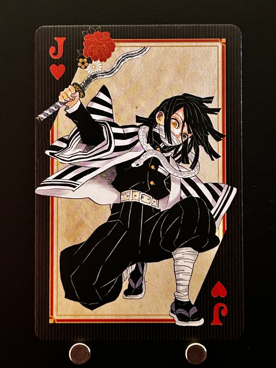 Obanai Iguro Demon Slayer Kimetsu no Yaiba Playing Card HJ