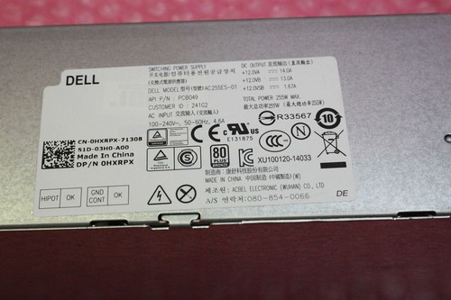 Dell OptiPlex 3020 7020 9020 255 W Netzteil 0HXRPX HXRPX - Bild 2 von 4