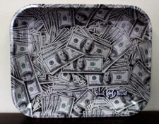 Skunk Brand Rolling Papers Large Tray 13"x 11" RAW Metal Tray~New Release 