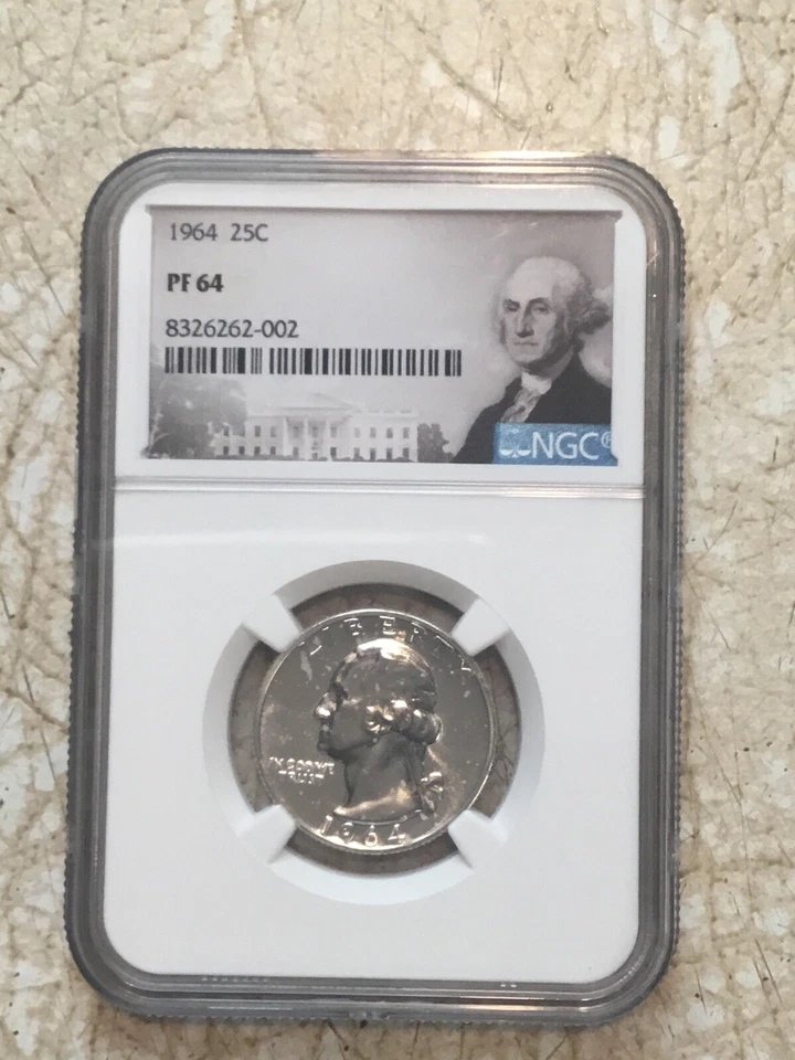 🌟1964 NGC PF64 SILVER 25 Cent 2000 Proof Set $1 Sacagawea 1/4 Pound Coin Lot - Image 2 of 4