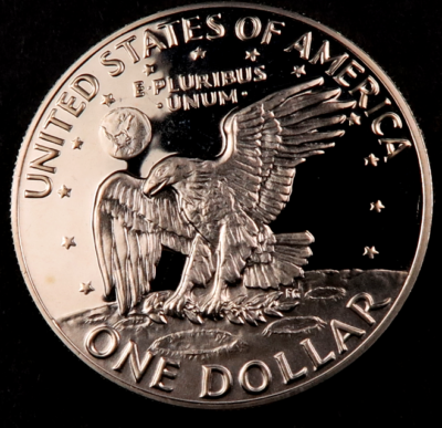 1973-S Eisenhower (Ike) Dollar ~ Gem Proof DCAM ~ 40% Silver ~ Key