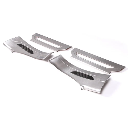 Steel Door Sill Scuff Plate Guard Cover For Land Rover Range Rover Velar 2017-19 - Picture 7 of 8