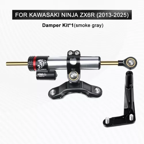 ZX-6R NEW Damper Bracket For Kawasaki Ninja ZX-6R 2013-2025 Steering Damper Kit - Picture 4 of 15