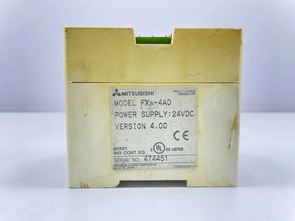 Mitsubishi FX2N-4AD Programmable Controller PLC Input Output Unit VER 4.00 - Image 2 of 4