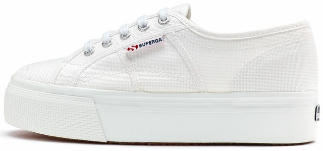 superga acotw linea up and down white