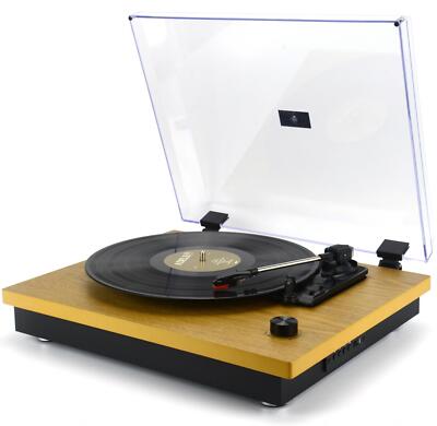 Giradischi, 3 Velocità 33/45/78 Giri/min, Per Dischi In Vinile Da 7/10/12 Pollici, Supporto Bluetooth 5.0, Per Intrattenimento E Decorazioni Per La Casa - Foto 7