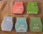 Lot of FIVE Scentsy Wax Bar Tarts Melts & Free Shipping!