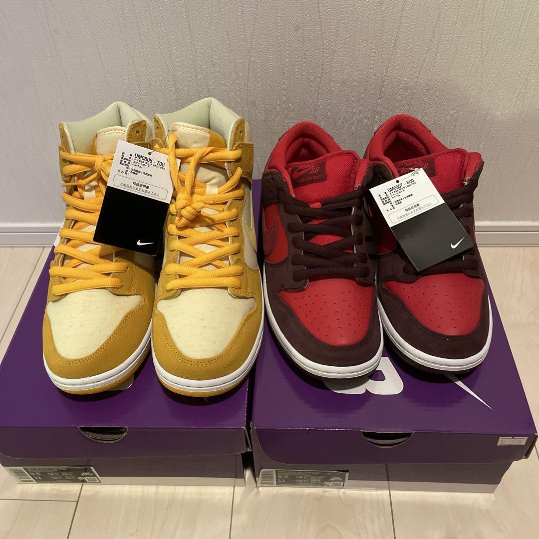 Nike dunk low & high セット Ayumix NIKE DUNK SB high low 2足セット