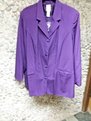 pc. pants suit jacket 24W, pants 26W 