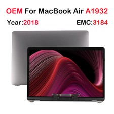 OEM Screen For Macbook Air 13" A1932 2018 LCD Display Replacement Assembly Gary