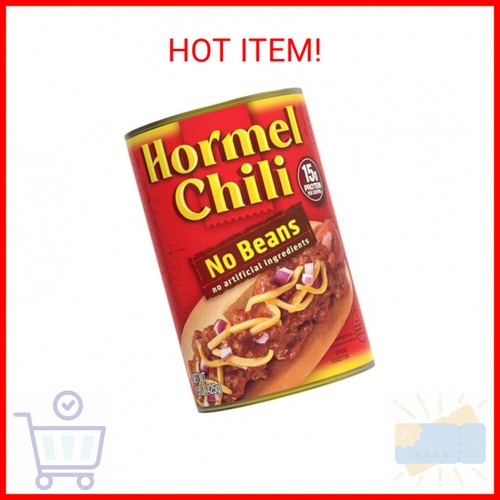 Hormel Chili No Beans, 15 Ounce (Pack of 12)