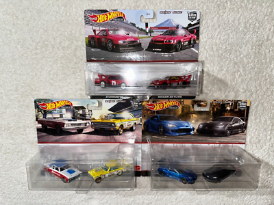 3x HOT WHEELS PREMIUM CAR CULTURE NISSAN SKYLINE / SUBARU / LEXUS