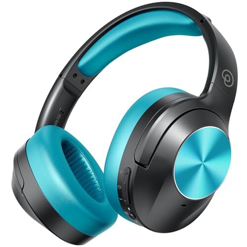 Pro-Level HD Deep Blue Hybrid Active Noise Cancelling Headphones
